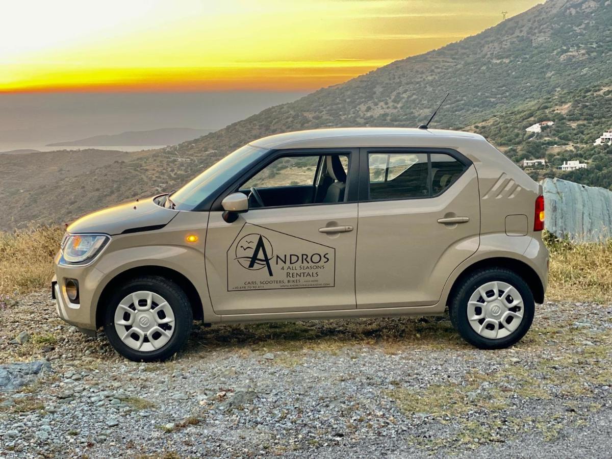 Andros 4 All Seasons Villas & Suites Ormos  ภายนอก รูปภาพ