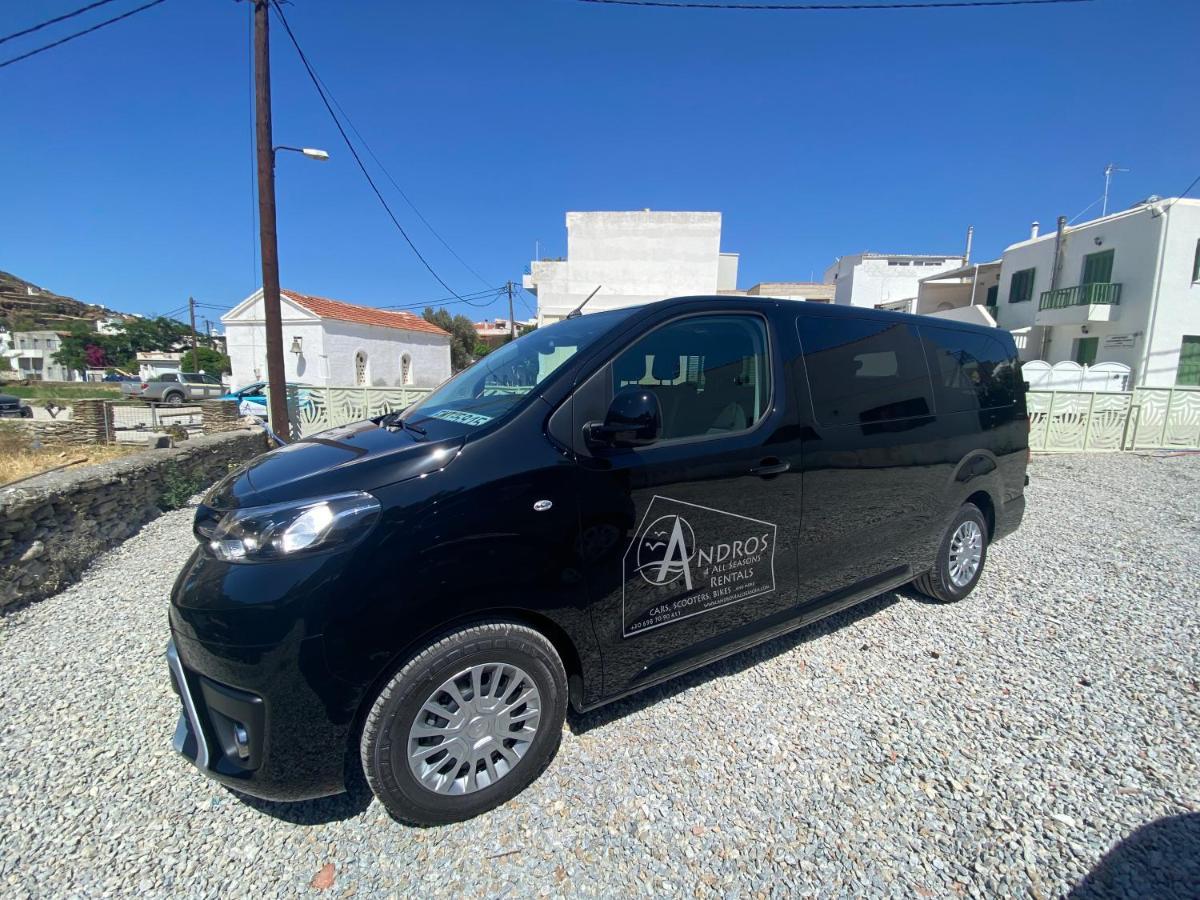 Andros 4 All Seasons Villas & Suites Ormos  ภายนอก รูปภาพ